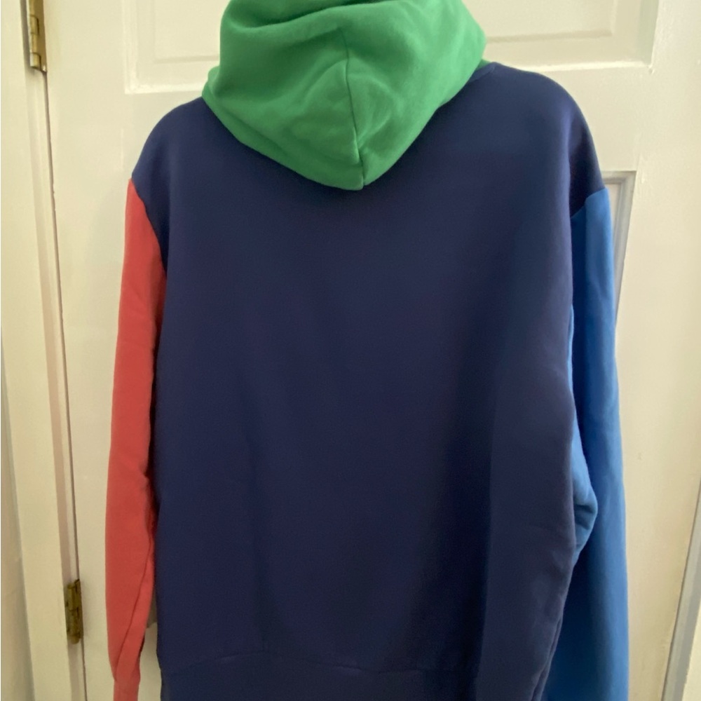 Ralph Lauren Blue and Green Hoodie Sweatshirt - Picture 3 of 3